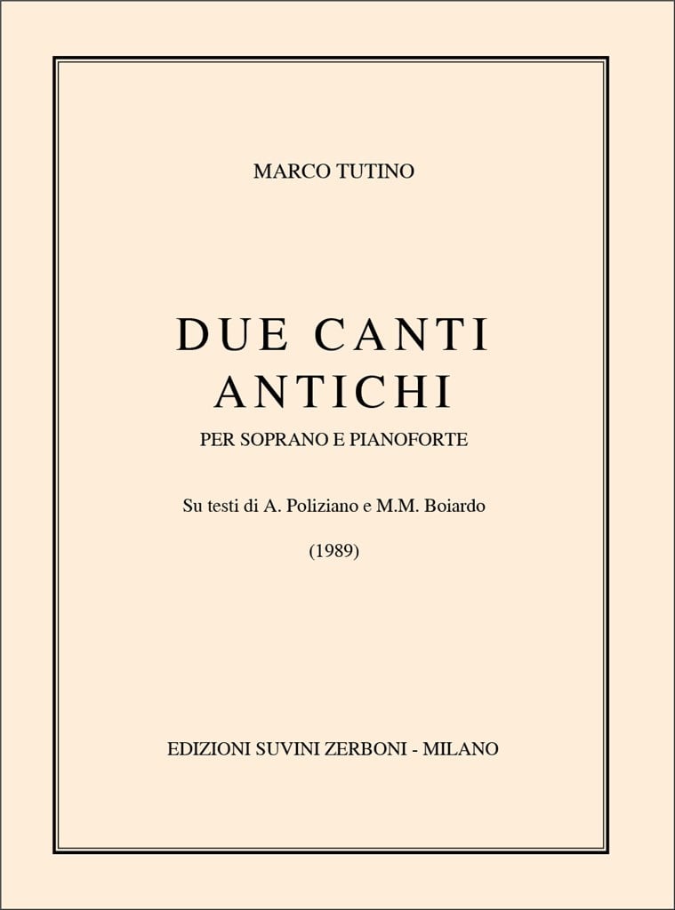 Due Canti Antichi